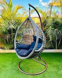 Hanging Chair Grey Single Seater Vv