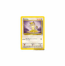 Meowth has been featured on 47 different cards since it debuted in the jungle expansion of the pokémon trading card game. Pokemon Base Set 2 Common Card Meowth 80 130