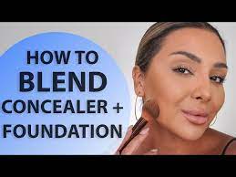 how to apply and blend concealer and