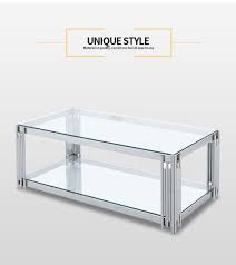 Living Room Tempered Glass Coffee Table