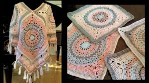crochet beautiful boho poncho 4
