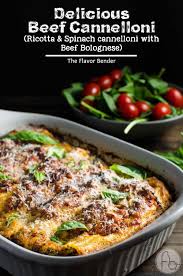 delicious beef cannelloni the flavor