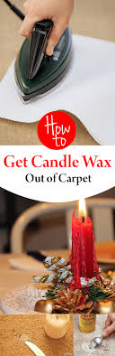 how to get candle wax out of carpet