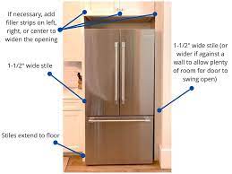 refrigerator cabinet surround how to