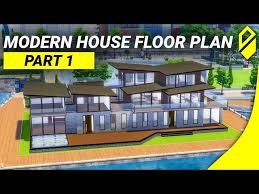 Modern House Floor Plan Part 1