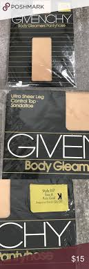 Vintage Givenchy Body Gleamers Pantyhose Size A See Size