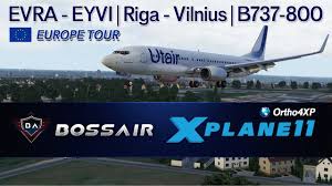 X Plane 11 Riga Evra Vilnius Eyvi B737 Zibo Mod