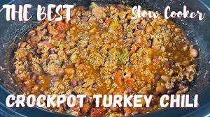 crockpot turkey chili