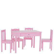 Eine hochwertige verarbeitung sollte grundvoraussetzung für den kauf sein. Kinderset Tisch Vier Stuhle Kinderstuhle Kindertisch In Rosa