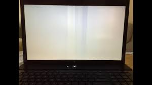 how to repair white screen in laptops