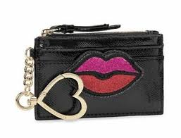 The victoria's secret angel card is best for diehard victoria's secret customers who don't plan to carry a balance and who have an array of other credit cards in addition to the angel card. Victoria S Secret Black Lips Credit Card Case Keychain Wallet Coin Purse Pouch Ebay