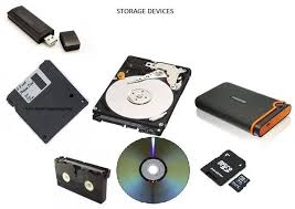 types of storage devices and their