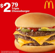 triple cheeseburger deal