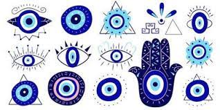 evil eye vector art icons and