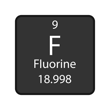 fluorine symbol chemical element of