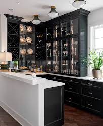 The material was originally derived from tree sap, but properties of lacquer. High Gloss Lacquered Cabinet Finishes In A Luxurious Home Bar And Butlers Pantry Transitional Home Bar Austin By Paper Moon Painting Houzz
