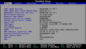 how to enable secure boot on think