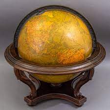 12 inch table globe gany stand