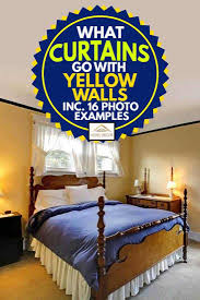 what curtains go with yellow walls