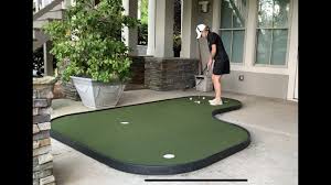diy golf putting green install you