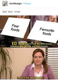 Using humor to cope with the pain of eating disorders. A On Twitter Thread Of Ed Memes I Found On Tumblr