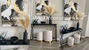 console table decorating ideas
