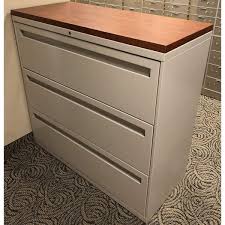 lateral file w cherry laminate top