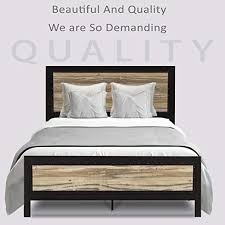 allewie queen size bed frame with