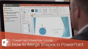 how to merge shapes in powerpoint