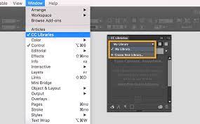 creative cloud libraries in indesign
