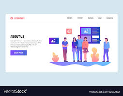 web site design template about us