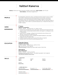 How do you write a cv for students with no experience? It Intern Resume Template Kickresume