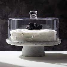 Swirl Modern Porcelain Cake Stand With