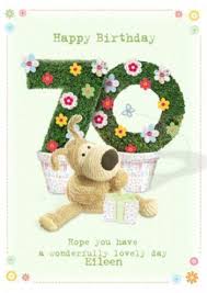 Like so many women, my first reaction was to say, it really. Boofle Happy 70th Birthday Card Moonpig