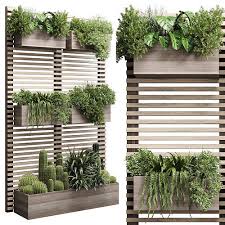 Wooden Stand Garden Wall Decor With