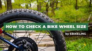 how to check a bike wheel size you
