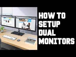 easy how to setup dual monitors how