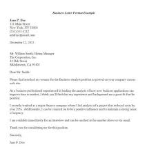 Business Letter Example For Students Momogicarssample Business