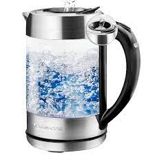 1 7 L Silver Glass Electric Kettle