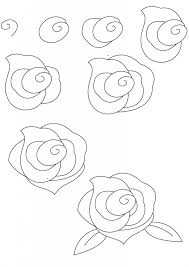 How to draw roses an easy and complete step by step drawing demo. Drawing Rose Simple Easy Step Flower Drawing