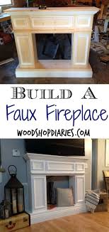 Diy Faux Fireplace With Storage