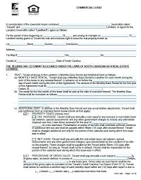 Office Sublease Agreement Template Commercial Lease