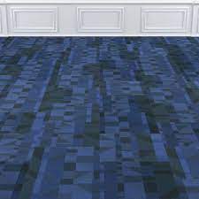 woven 3d wall to wall carpet blue in