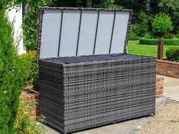 Nova Cushion Storage Box Grey Garden