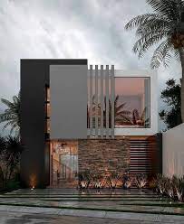 Bria Celest on Twitter | Modern minimalist house, Dream house exterior,  Facade house gambar png