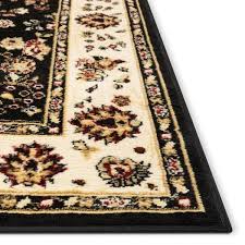 well woven miami bijar clic black traditional area rug 3 3 x 5 3