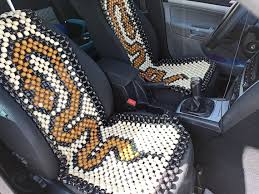 2 Car Seat Cover Snake Organic Massage