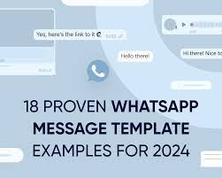 whatsapp message template exles