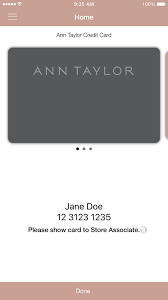 The entire transaction amount after discount must be placed on the all rewards or all rewards mastercard® credit card. Ann Taylor Card App For Iphone Free Download Ann Taylor Card For Iphone At Apppure