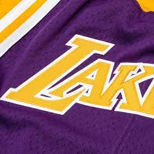 Limited time sale easy return. Just Don Los Angeles Lakers 1996 97 Road Shorts Purple Yellow Feature